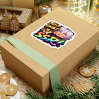 Lucky Pull Anime Sticker, First Single SSR Chibi Gacha Meme Decal, Kiss Cut Glossy Vinyl in 4 Sizes, Funny Gift for Gamers