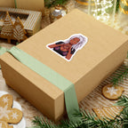 GG Gamer Girl Sticker, Anime Girl with White Locs Heart Hands Decal, Kiss Cut Glossy Vinyl in 4 Sizes, Gift for Gamers and Streamers