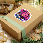99% Hope 1% Luck Sticker, Anime Chibi Girl with Pink Braids Decal, Kiss Cut Glossy Vinyl in 4 Sizes, Funny Gacha Gamer Gift