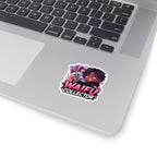 Waifu Collector Kiss-Cut Sticker — Cute Anime Card Collector Design, Waifu Collector Sticker, Anime Chibi Boy with Heart Eyes, Kiss Cut Vinyl Decal in 4 Sizes, Funny Gacha Gamer Sticker for Laptop