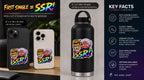 Lucky Pull Anime Sticker, First Single SSR Chibi Gacha Meme Decal, Kiss Cut Glossy Vinyl in 4 Sizes, Funny Gift for Gamers