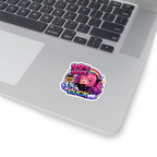 99% Hope 1% Luck Sticker, Anime Chibi Girl with Pink Braids Decal, Kiss Cut Glossy Vinyl in 4 Sizes, Funny Gacha Gamer Gift