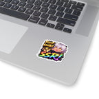 Lucky Pull Anime Sticker, First Single SSR Chibi Gacha Meme Decal, Kiss Cut Glossy Vinyl in 4 Sizes, Funny Gift for Gamers