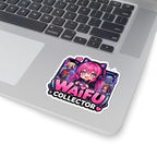 Anime Figure Collector Sticker, Kawaii Gamer Girl Waifu Shelf Decal, Kiss Cut Glossy Vinyl in 4 Sizes, Cute Gift for Weebs and Gacha Gamers