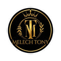 Melech Tony Logo Sticker, Gold Crown and Laurel Crest Monogram Decal, Kiss Cut Glossy Vinyl in 4 Sizes, Channel Merch for Fans, Gacha Gamer fan